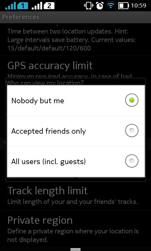 Ứng dụng Android theo dõi vị trí của người thân